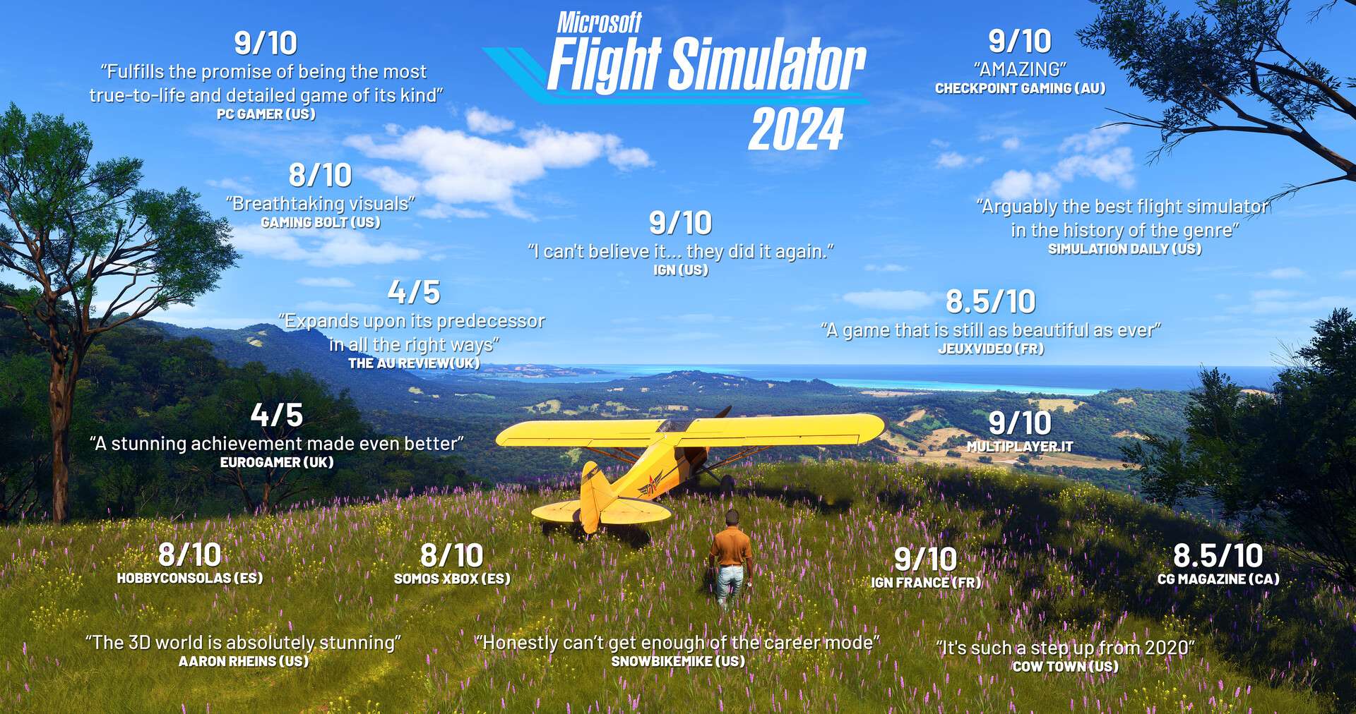 微软飞行模拟2024/Microsoft Flight Simulator 2024/支持网络联机